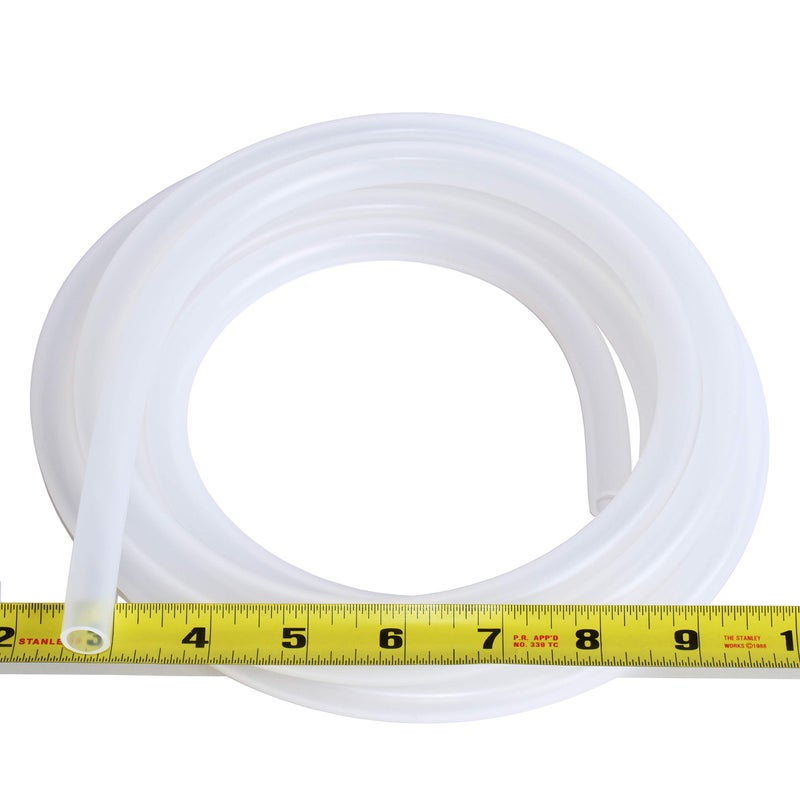 Cold & Colder Pure Silicone Tubing - 3/8" ID x 1/2" OD - High Temp Kink-free Hose Tube 500F (5 Feet) - Image 1
